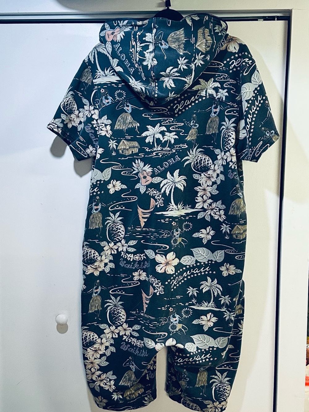 ONEPIECE Waikiki Short (Unisex) Hoodie Jumpsuit🌴 - Picture 2 of 11